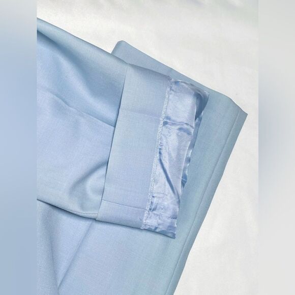 Givenchy Wool Straight-leg Trouser In Baby Blue size 36/us size 4 - Picture 10 of 14